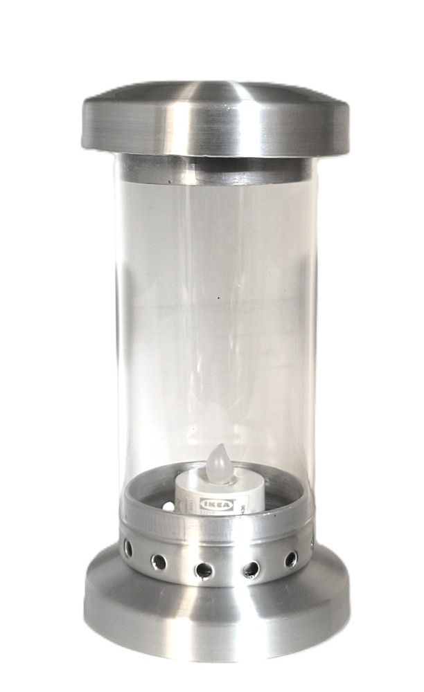 Hřbitovní lucerna leštěný hliník